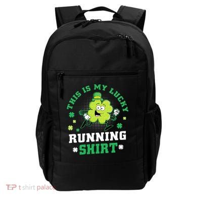 Cute Shamrock Running St Patricks Day Lucky Running Team Backpack