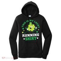 Cute Shamrock Running St Patricks Day Lucky Running Team Women's Hoodie thumb 0