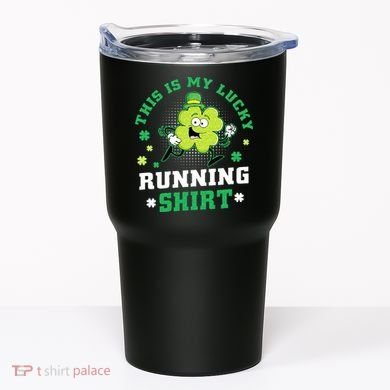 Cute Shamrock Running St Patricks Day Lucky Running Team Tumbler