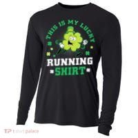 Cute Shamrock Running St Patricks Day Lucky Running Team Cooling Performance Long Sleeve Crew thumb 0