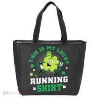 Cute Shamrock Running St Patricks Day Lucky Running Team Tote Bag thumb 0