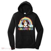 Chlamydia Survivor Rainbow Funny Humor Cat Specific Meme Women's Hoodie thumb 0