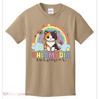 Chlamydia Survivor Rainbow Funny Humor Cat Specific Meme Kids T-Shirt thumb 0