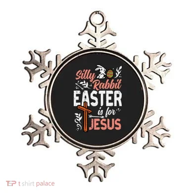 Christian Silly Rabbit Easter For Jesus Ornament