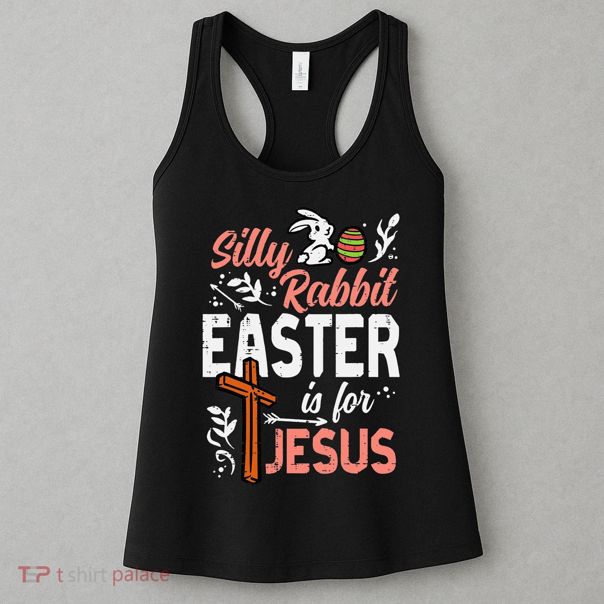 Christian Silly Rabbit Easter For Jesus Women's Tank Top