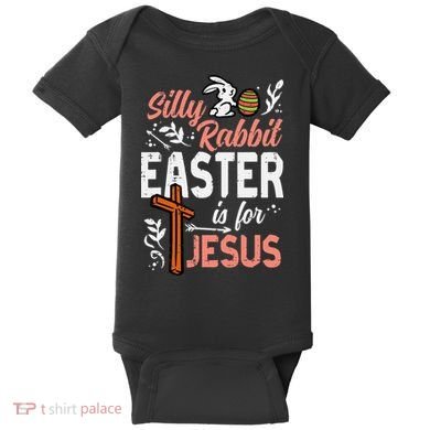 Christian Silly Rabbit Easter For Jesus Baby Bodysuit