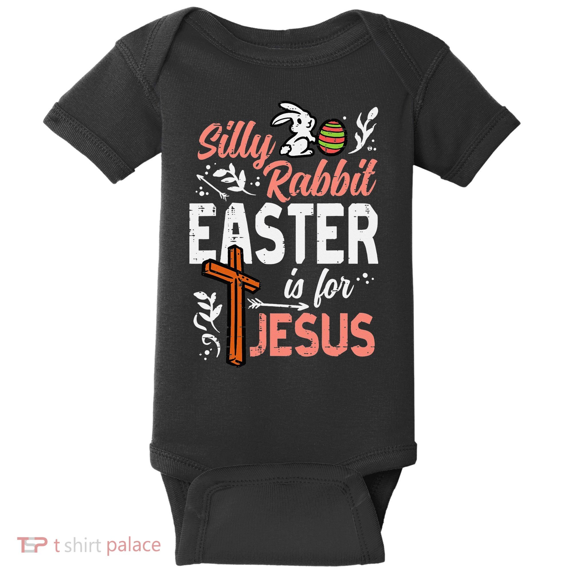 Christian Silly Rabbit Easter For Jesus Baby Bodysuit