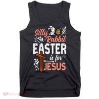 Christian Silly Rabbit Easter For Jesus Tank Top thumb 0