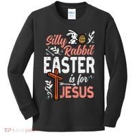 Christian Silly Rabbit Easter For Jesus Kids Long Sleeve Shirt thumb 0