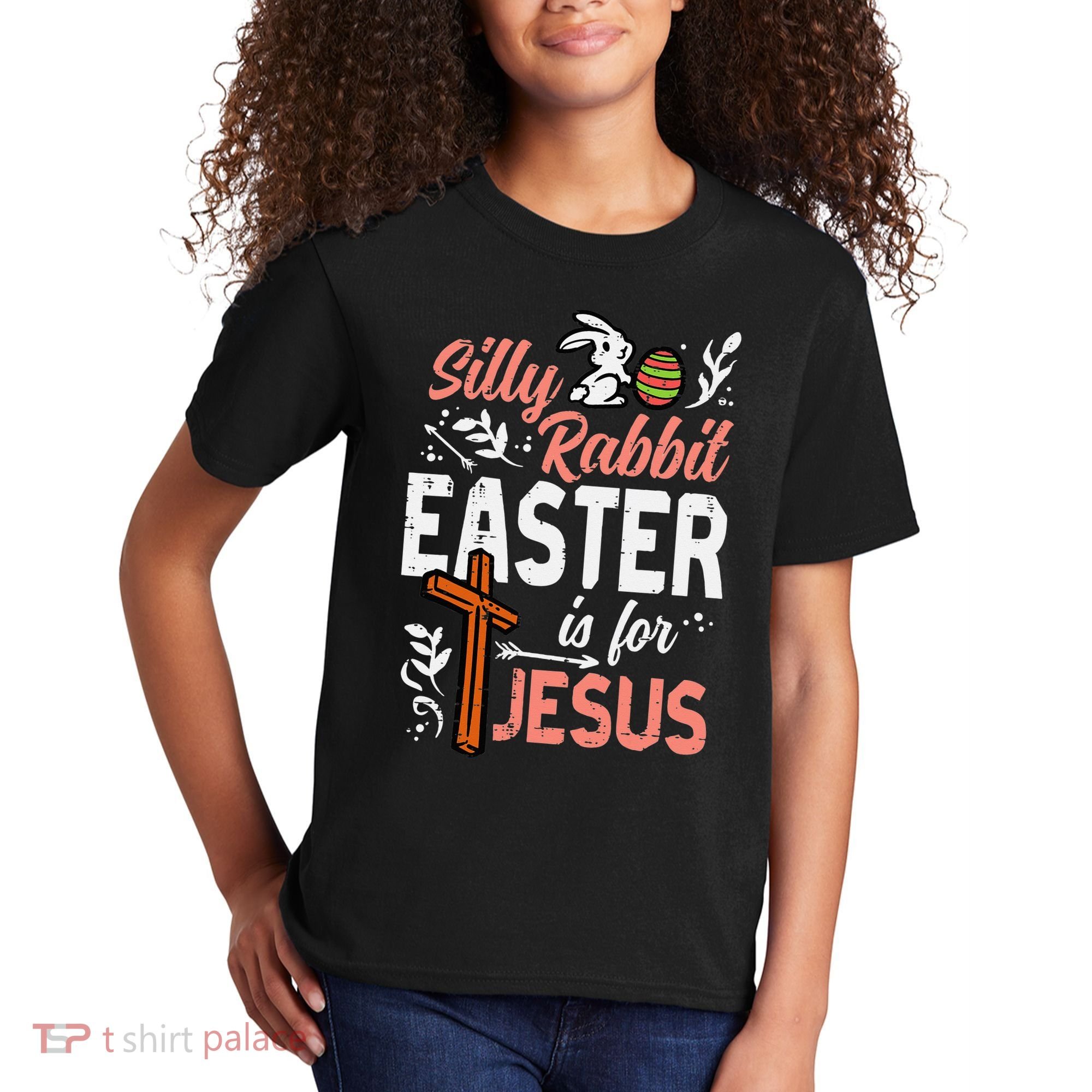 Christian Silly Rabbit Easter For Jesus Kids T-Shirt