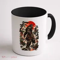 CRIMSON SUN RONIN – BIGFOOT SAMURAI Coffee Mug thumb 1