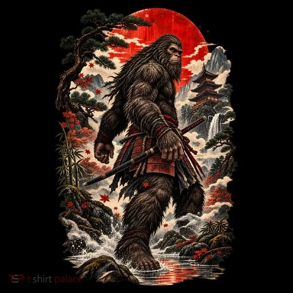 CRIMSON SUN RONIN – BIGFOOT SAMURAI Coffee Mug