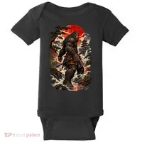 CRIMSON SUN RONIN – BIGFOOT SAMURAI Baby Bodysuit thumb 0