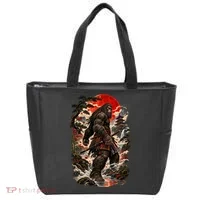CRIMSON SUN RONIN – BIGFOOT SAMURAI Tote Bag thumb 0