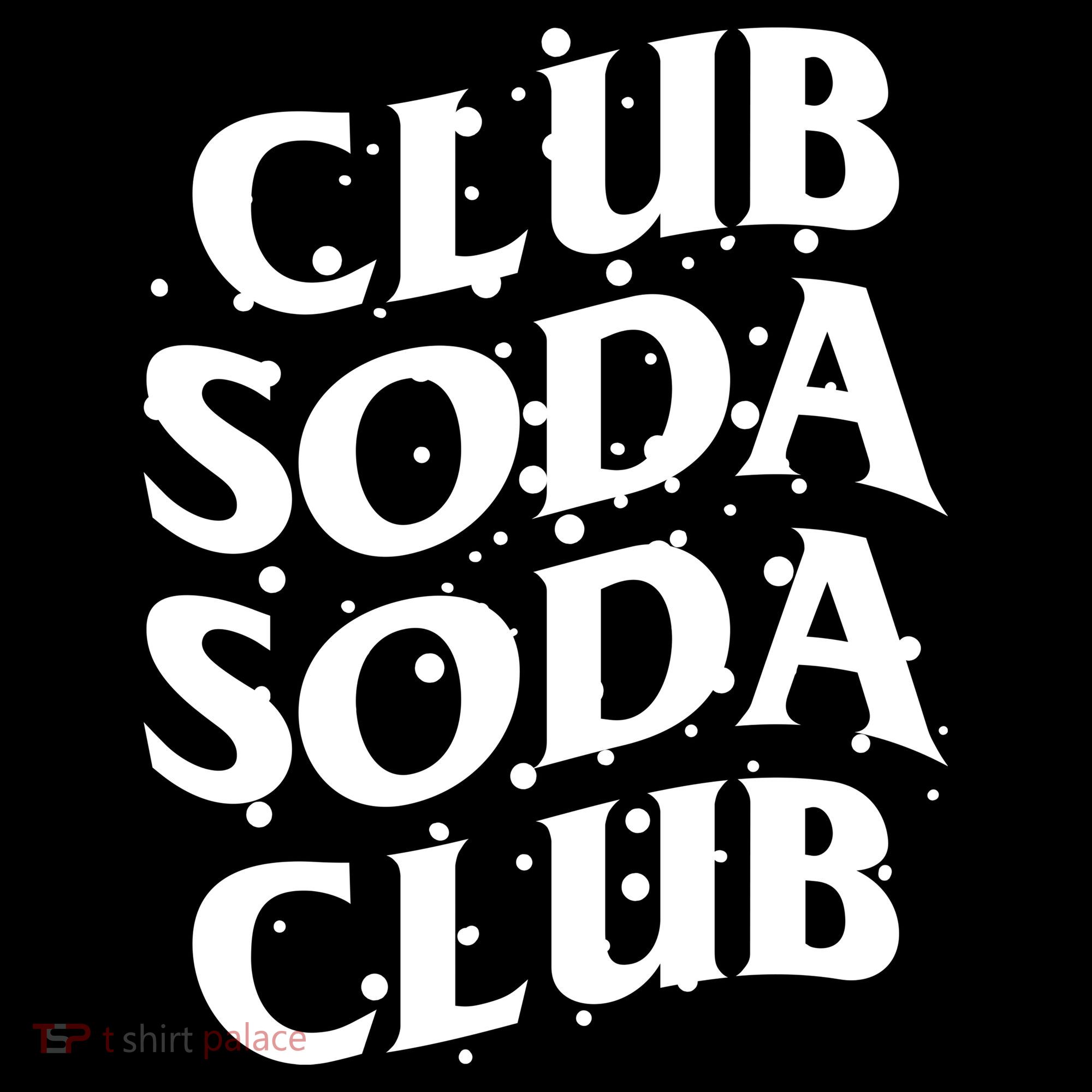 Club Soda Retro Drawstring Bag
