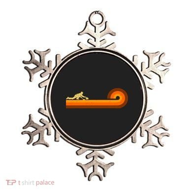 Curl Sport Retro Vintage Sunset Ornament