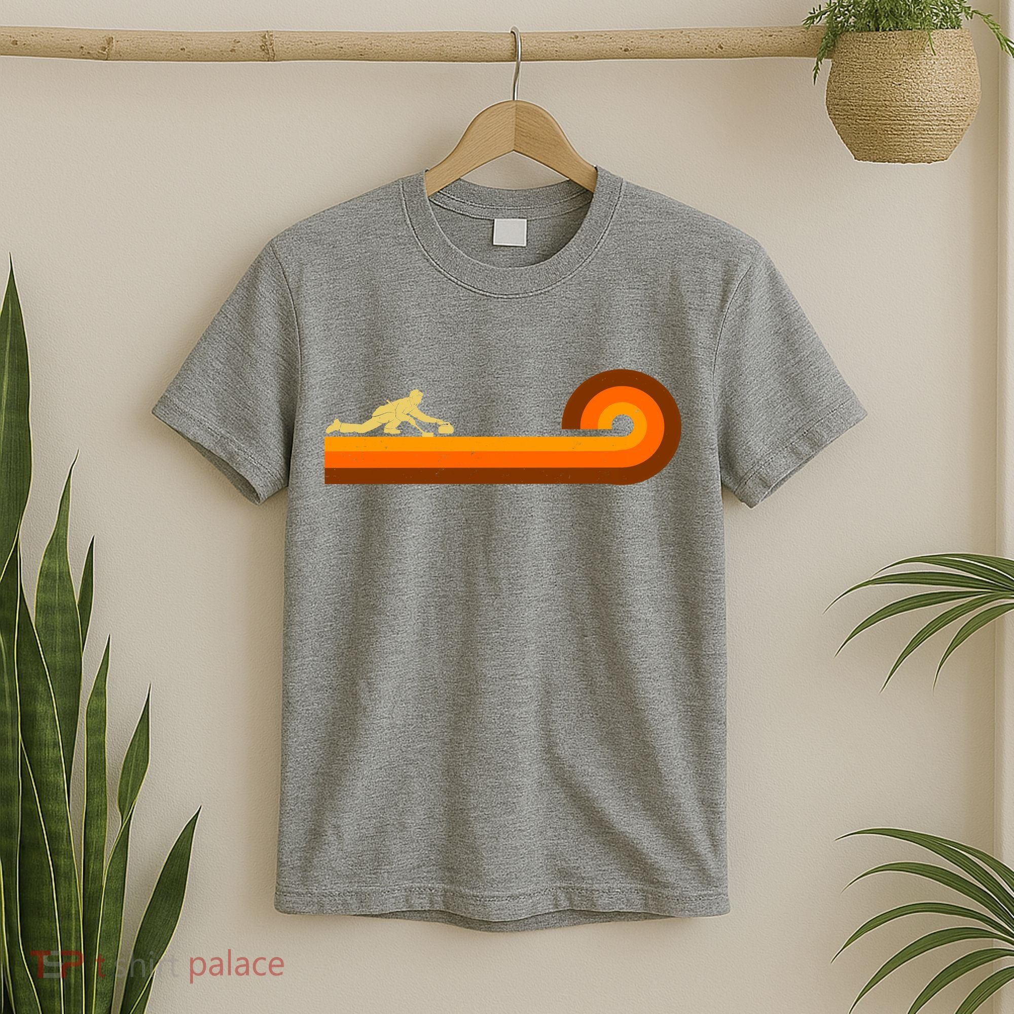Curl Sport Retro Vintage Sunset T-Shirt