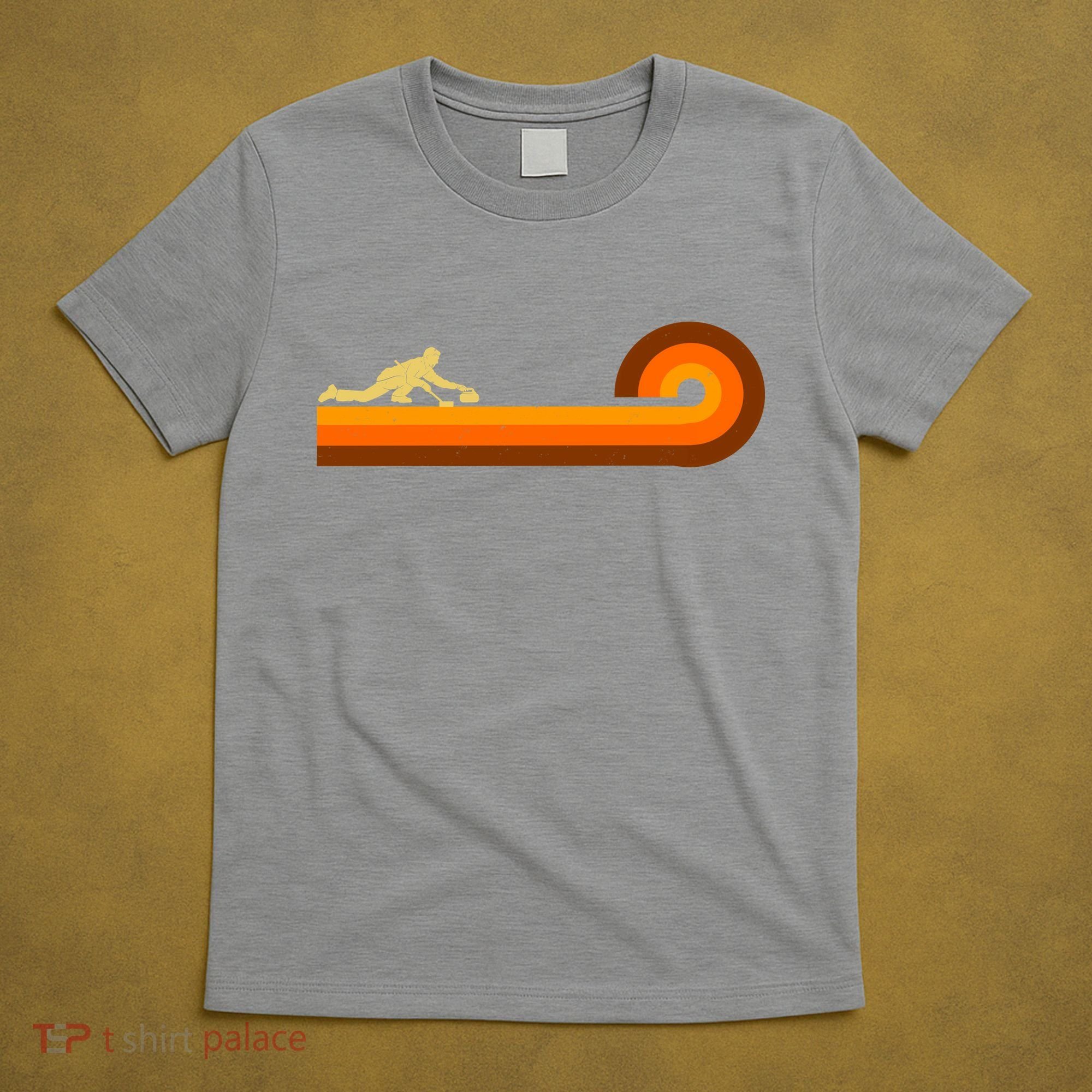 Curl Sport Retro Vintage Sunset T-Shirt