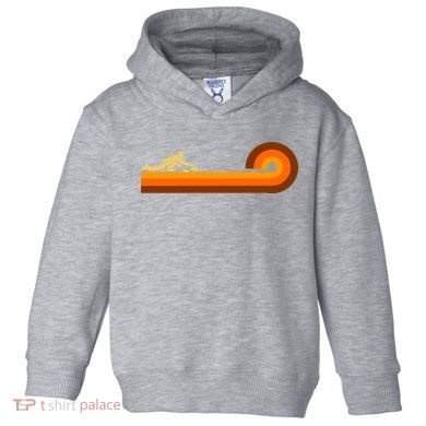 Curl Sport Retro Vintage Sunset Toddler Hoodie