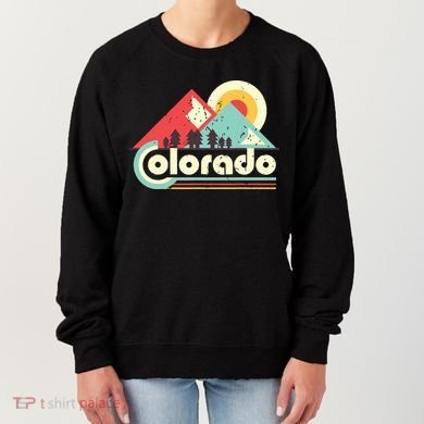 Colorado State Retro Vintage Distressed Flag Women's Sweatshirt
