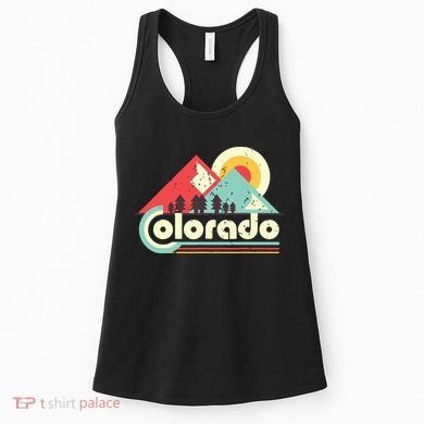 Colorado State Retro Vintage Distressed Flag Women's Tank Top