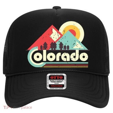 Colorado State Retro Vintage Distressed Flag Hat