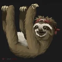 Cute Sloth - Retro Sloths Bucket Hat thumb 4