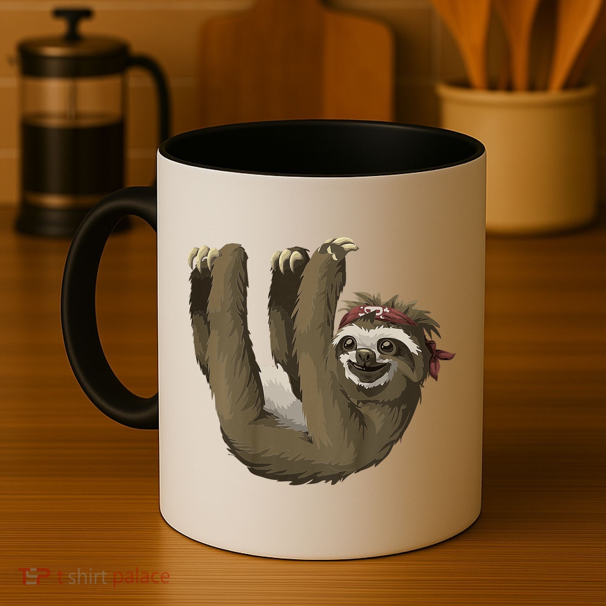 Cute Sloth - Retro Sloths Coffee Mug