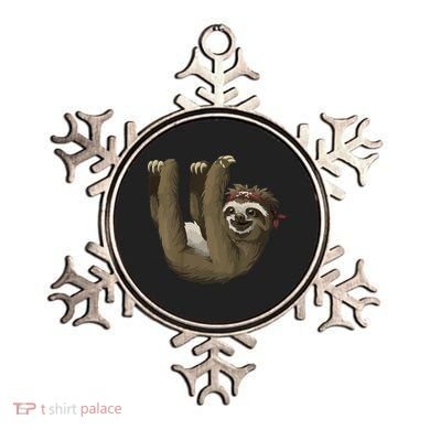Cute Sloth - Retro Sloths Ornament