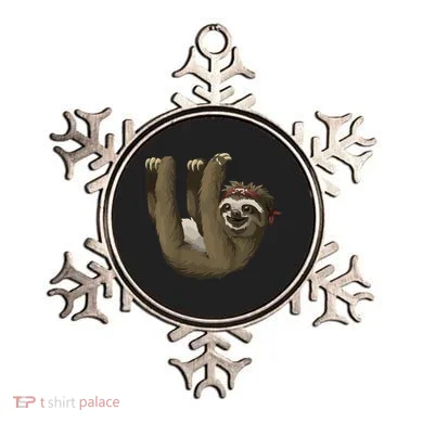 Cute Sloth - Retro Sloths Ornament