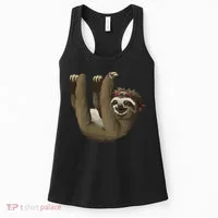 Cute Sloth - Retro Sloths Women's Tank Top thumb 0