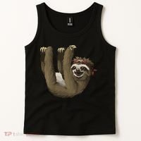 Cute Sloth - Retro Sloths Tank Top thumb 2