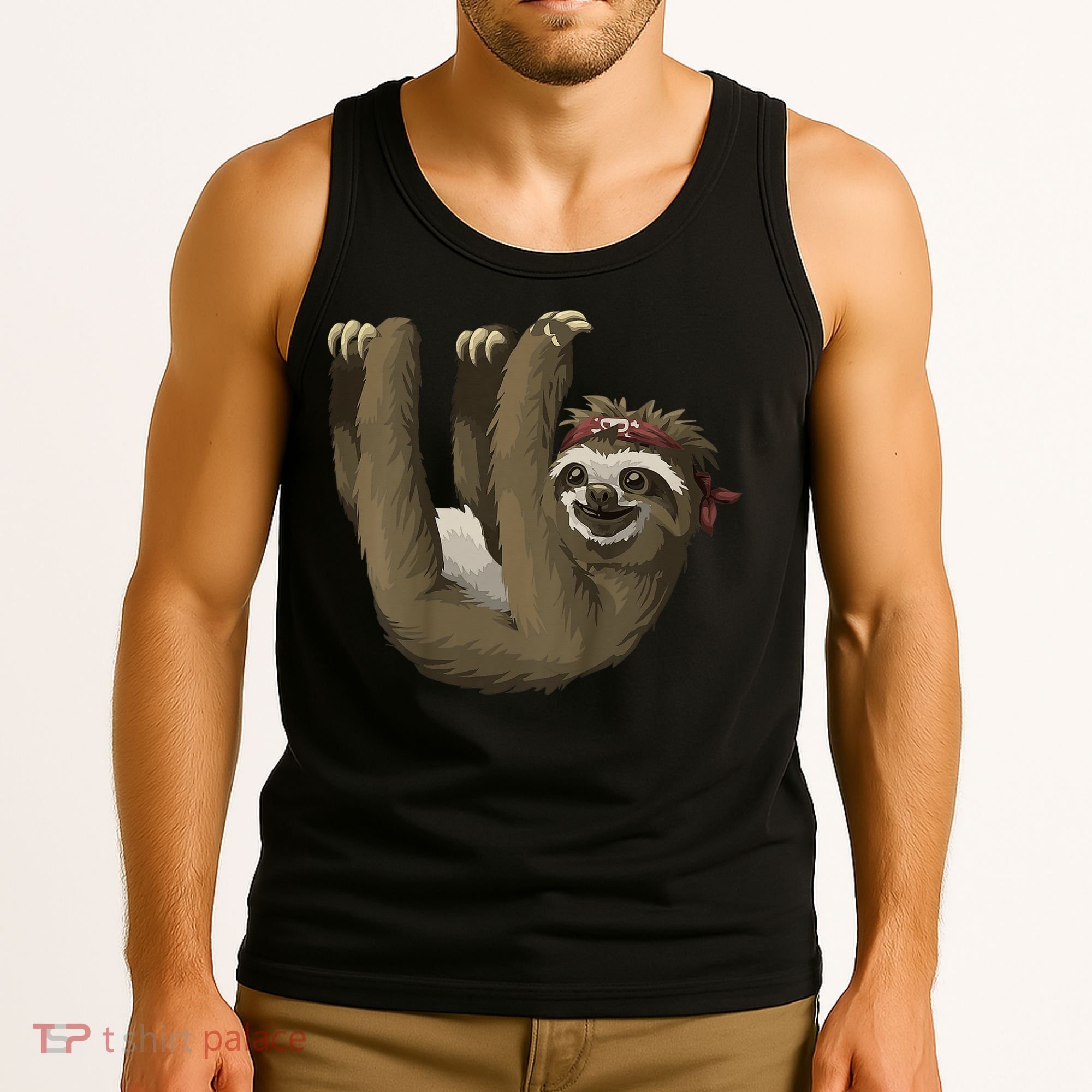 Cute Sloth - Retro Sloths Tank Top