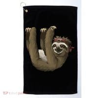 Cute Sloth - Retro Sloths Golf Towel thumb 0