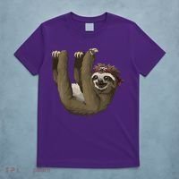 Cute Sloth - Retro Sloths T-Shirt thumb 5