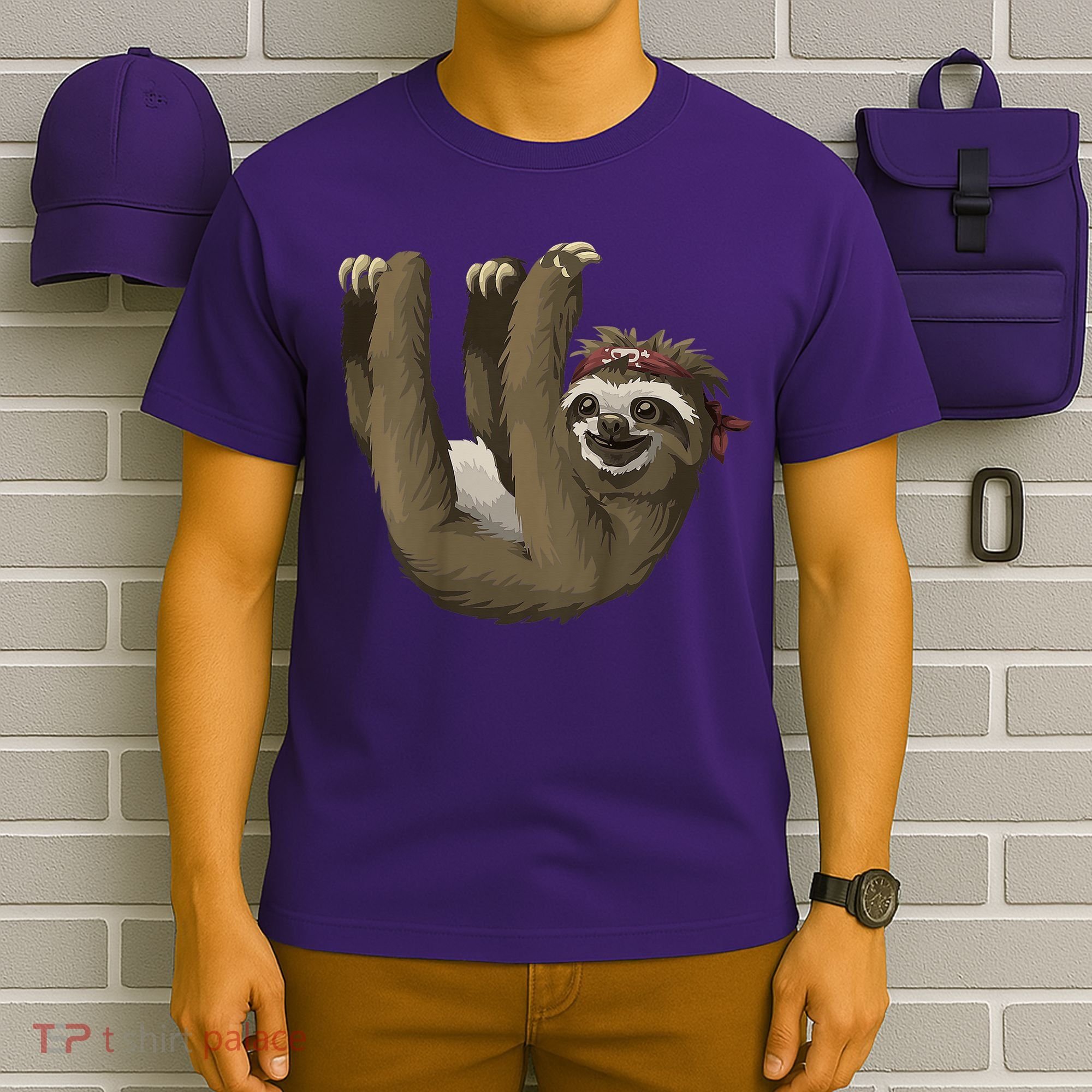 Cute Sloth - Retro Sloths T-Shirt