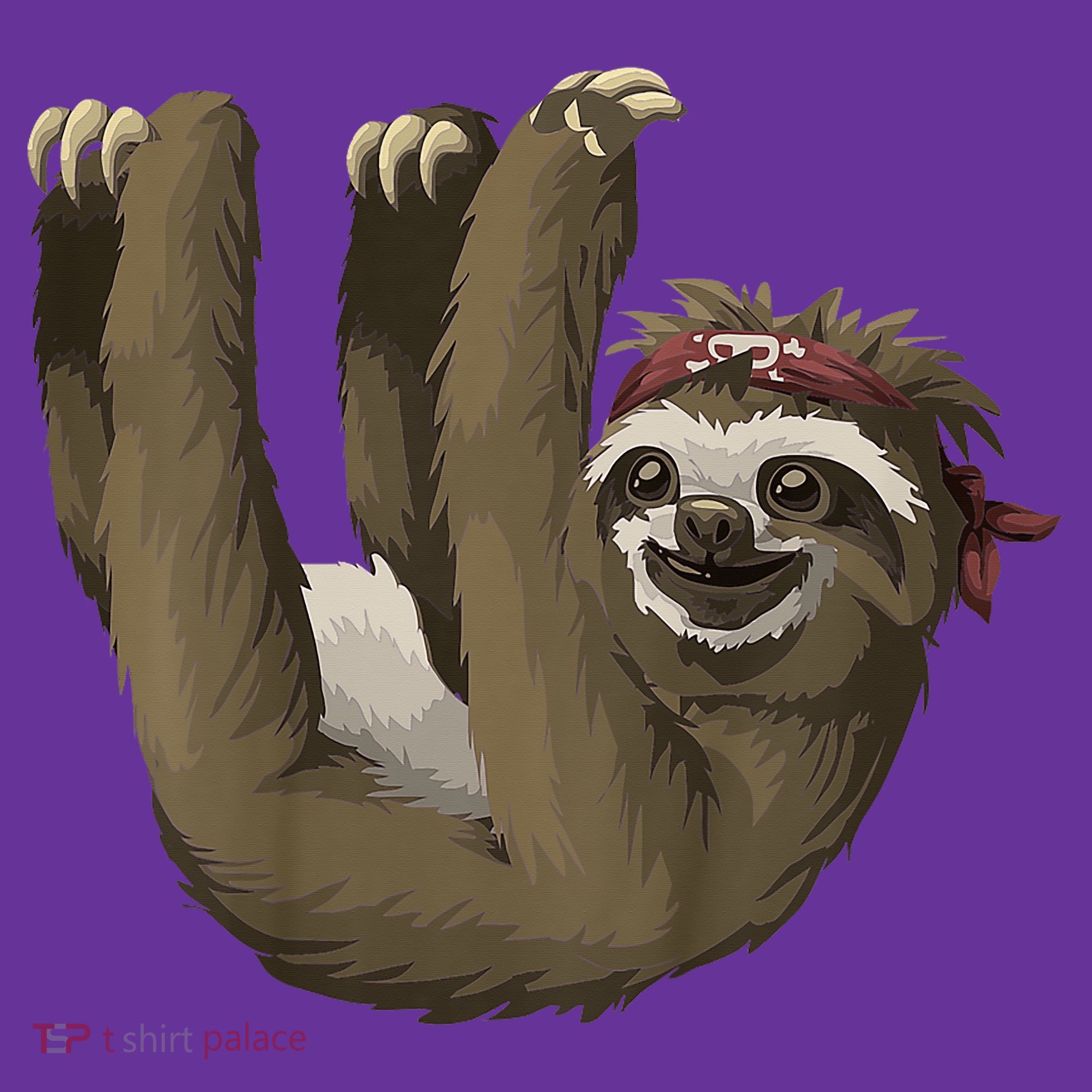 Cute Sloth - Retro Sloths Mousepad