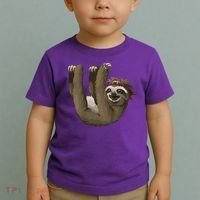 Cute Sloth - Retro Sloths Toddler T-Shirt thumb 2