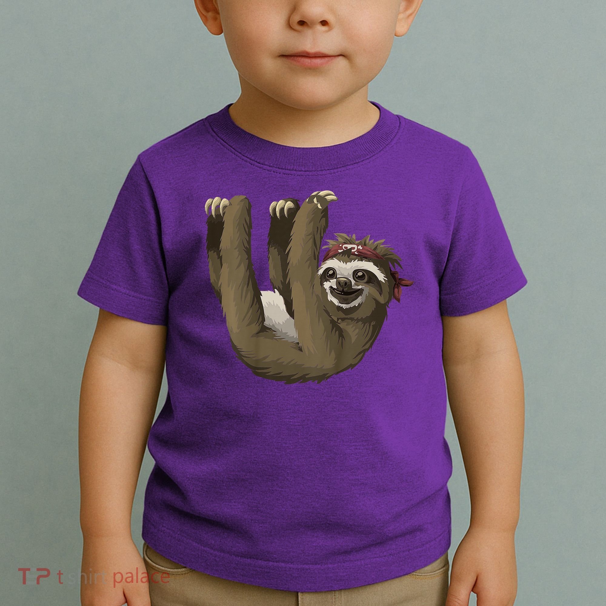 Cute Sloth - Retro Sloths Toddler T-Shirt
