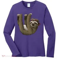 Cute Sloth - Retro Sloths Women's Long Sleeve Shirt thumb 0