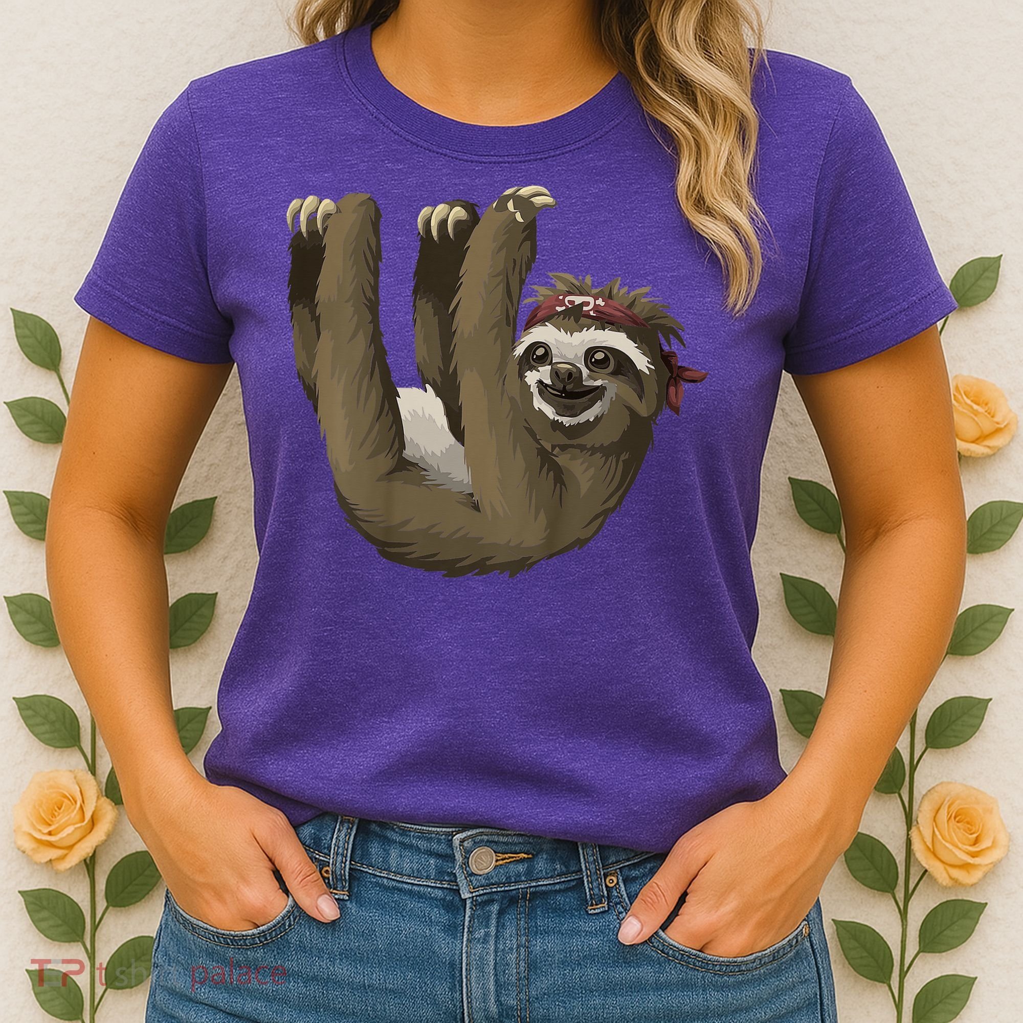 Cute Sloth - Retro Sloths Women's T-Shirt
