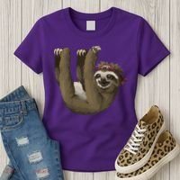 Cute Sloth - Retro Sloths Women's T-Shirt thumb 3