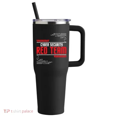 Cyber Security Red Team Computer Engineer Hacker Hacking 40oz Vacuum Insulated Stainless Steel Travel Tumbler
