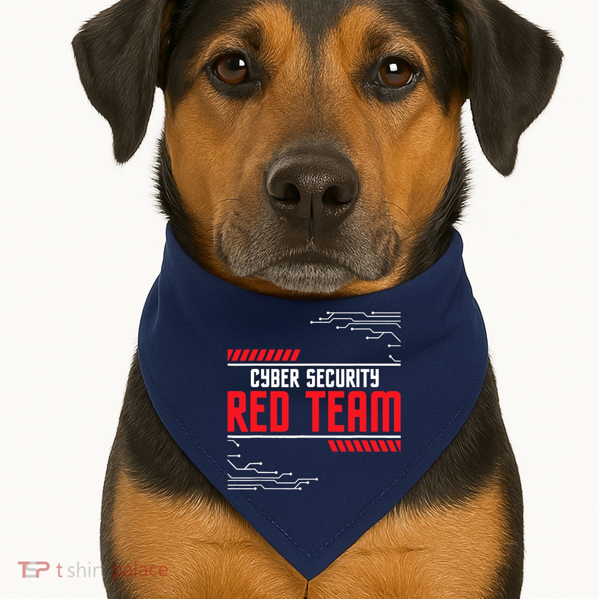 Cyber Security Red Team Computer Engineer Hacker Hacking USA-Made Doggie Bandana