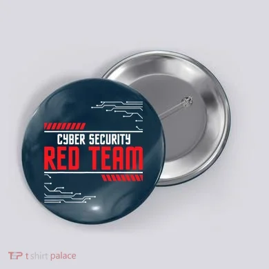 Cyber Security Red Team Computer Engineer Hacker Hacking Button