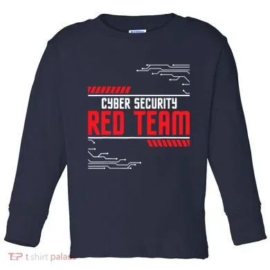 Cyber Security Red Team Computer Engineer Hacker Hacking Toddler Long Sleeve