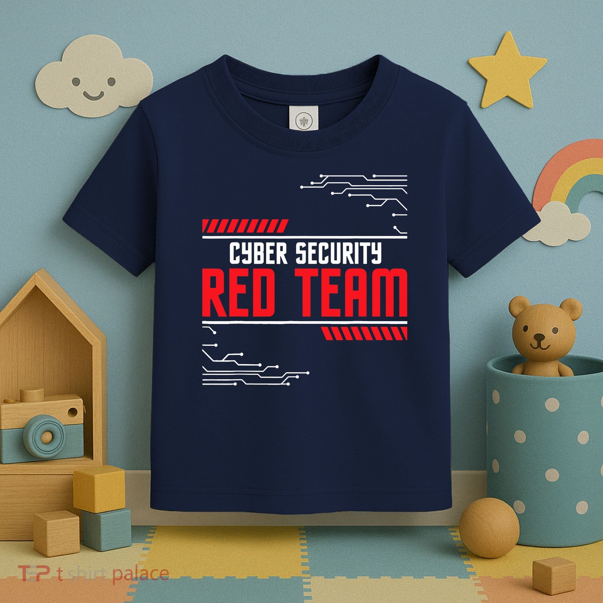 Cyber Security Red Team Computer Engineer Hacker Hacking Toddler T-Shirt