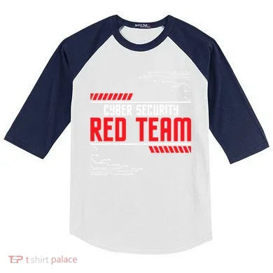 Cyber Security Red Team Computer Engineer Hacker Hacking Kids Colorblock Raglan Jersey