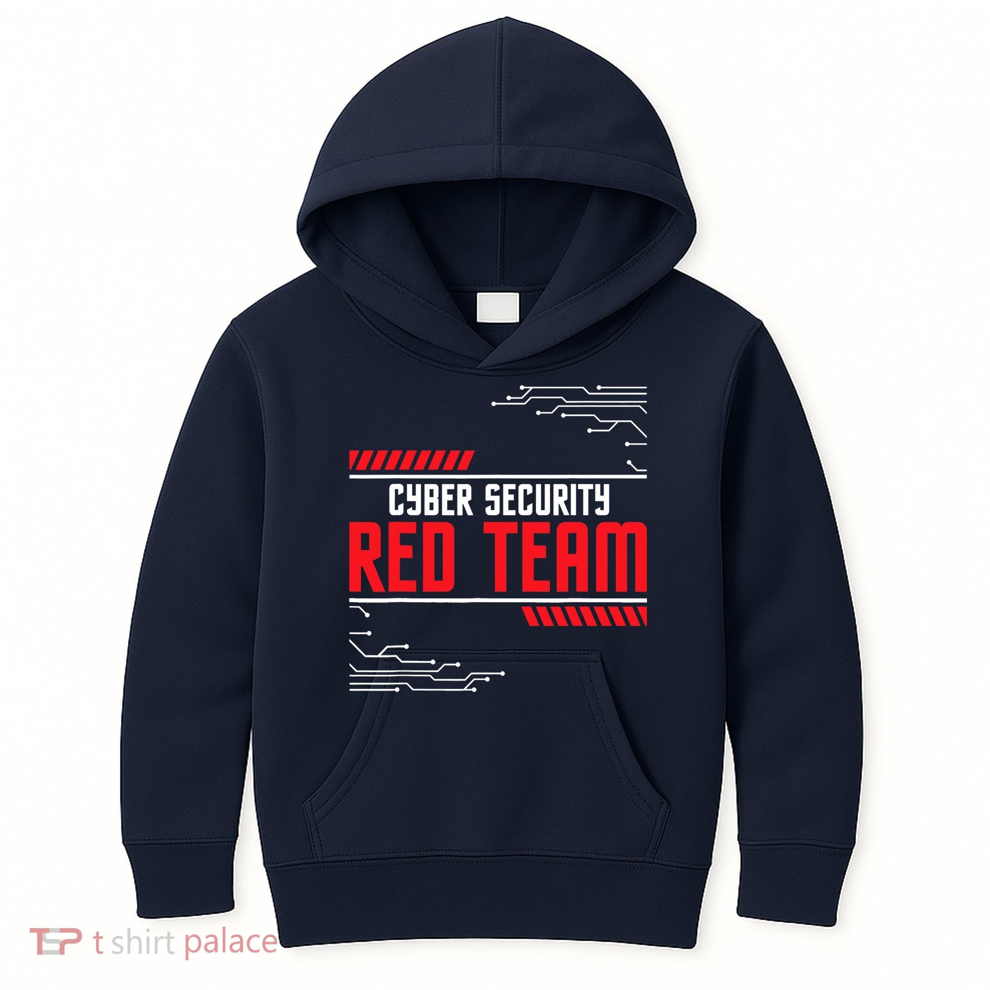 Cyber Security Red Team Computer Engineer Hacker Hacking Kids Hoodie