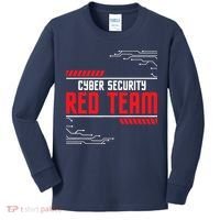 Cyber Security Red Team Computer Engineer Hacker Hacking Kids Long Sleeve Shirt thumb 0